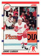 Jimmy Carson - Detroit Red Wings (NHL Hockey Card) 1990-91 Score Canadian Bilingual # 64 Mint