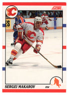 Sergei Makarov RC - Calgary Flames (NHL Hockey Card) 1990-91 Score Canadian Bilingual # 71 Mint