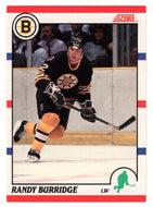 Randy Burridge - Boston Bruins (NHL Hockey Card) 1990-91 Score Canadian Bilingual # 72 Mint