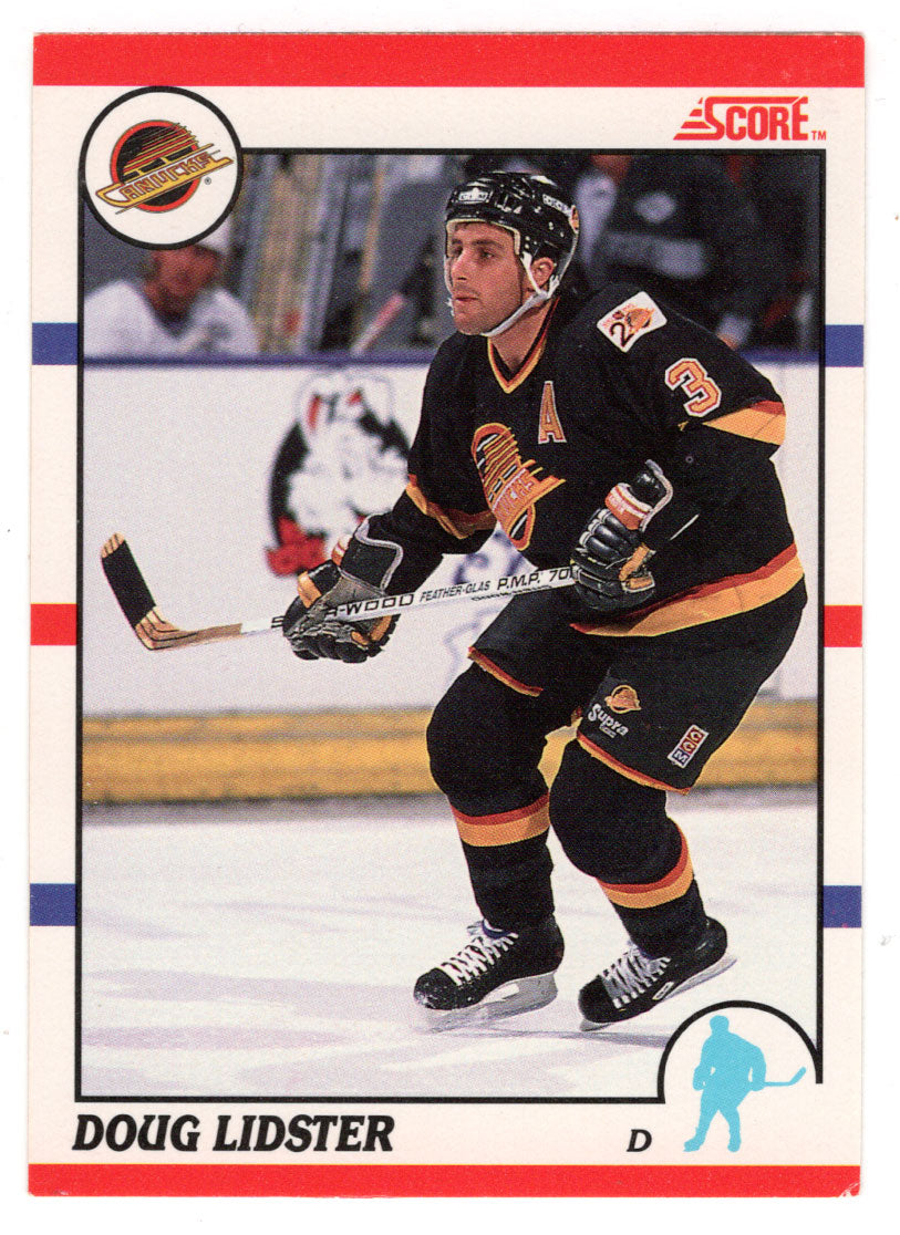 Doug Lidster - Vancouver Canucks (NHL Hockey Card) 1990-91 Score Canadian Bilingual # 73 Mint