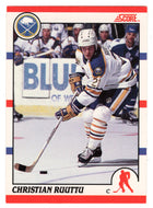 Christian Ruuttu - Buffalo Sabres (NHL Hockey Card) 1990-91 Score # 77 Mint