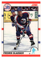 Fredrik Olausson - Winnipeg Jets (NHL Hockey Card) 1990-91 Score Canadian Bilingual # 81 Mint