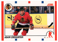 Adam Creighton - Chicago Blackhawks (NHL Hockey Card) 1990-91 Score Canadian Bilingual # 82 Mint