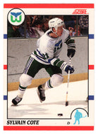 Sylvain Cote - Hartford Whalers (NHL Hockey Card) 1990-91 Score Canadian Bilingual # 83 Mint