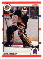 Kirk McLean - Vancouver Canucks (NHL Hockey Card) 1990-91 Score Canadian Bilingual # 93 Mint