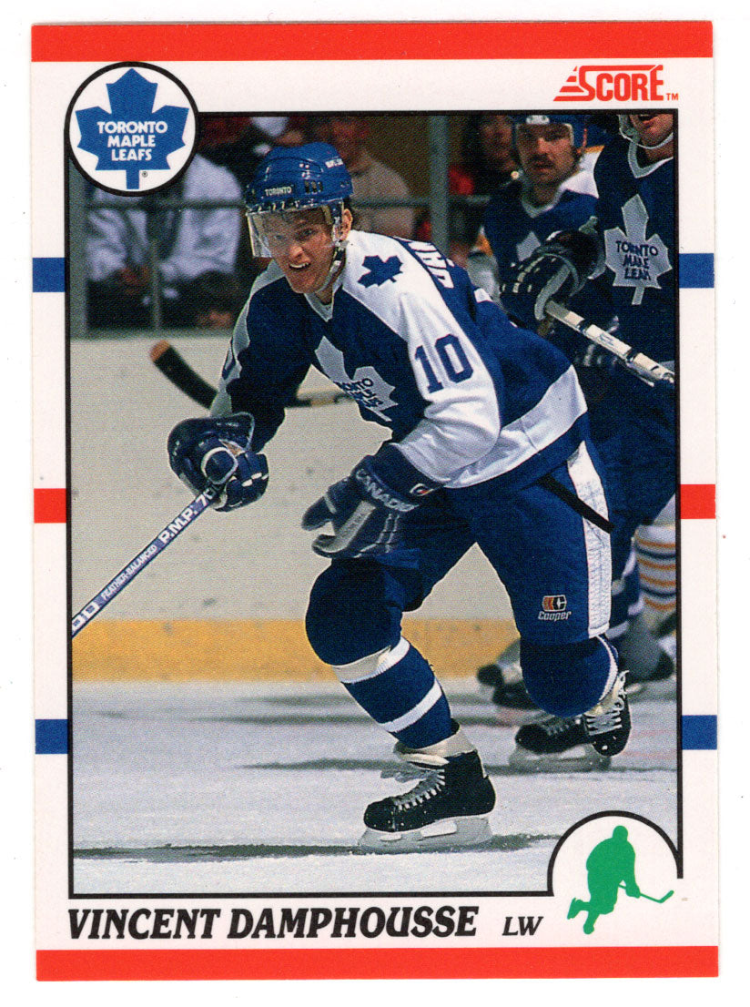 Vincent Damphousse - Toronto Maple Leafs (NHL Hockey Card) 1990-91 Score Canadian Bilingual # 95 Mint