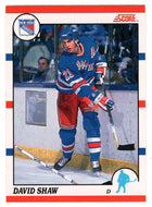 David Shaw - New York Rangers (NHL Hockey Card) 1990-91 Score # 98 Mint