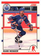 Mark Messier - Edmonton Oilers (NHL Hockey Card) 1990-91 Score Canadian Bilingual # 100 Mint
