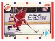 Rick Zombo RC - Detroit Red Wings (NHL Hockey Card) 1990-91 Score Canadian Bilingual # 101 Mint