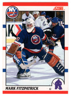 Mark Fitzpatrick - New York Islanders (NHL Hockey Card) 1990-91 Score # 102 Mint