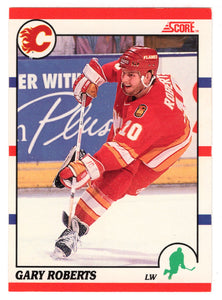 Gary Roberts - Calgary Flames (NHL Hockey Card) 1990-91 Score Canadian Bilingual # 106 Mint
