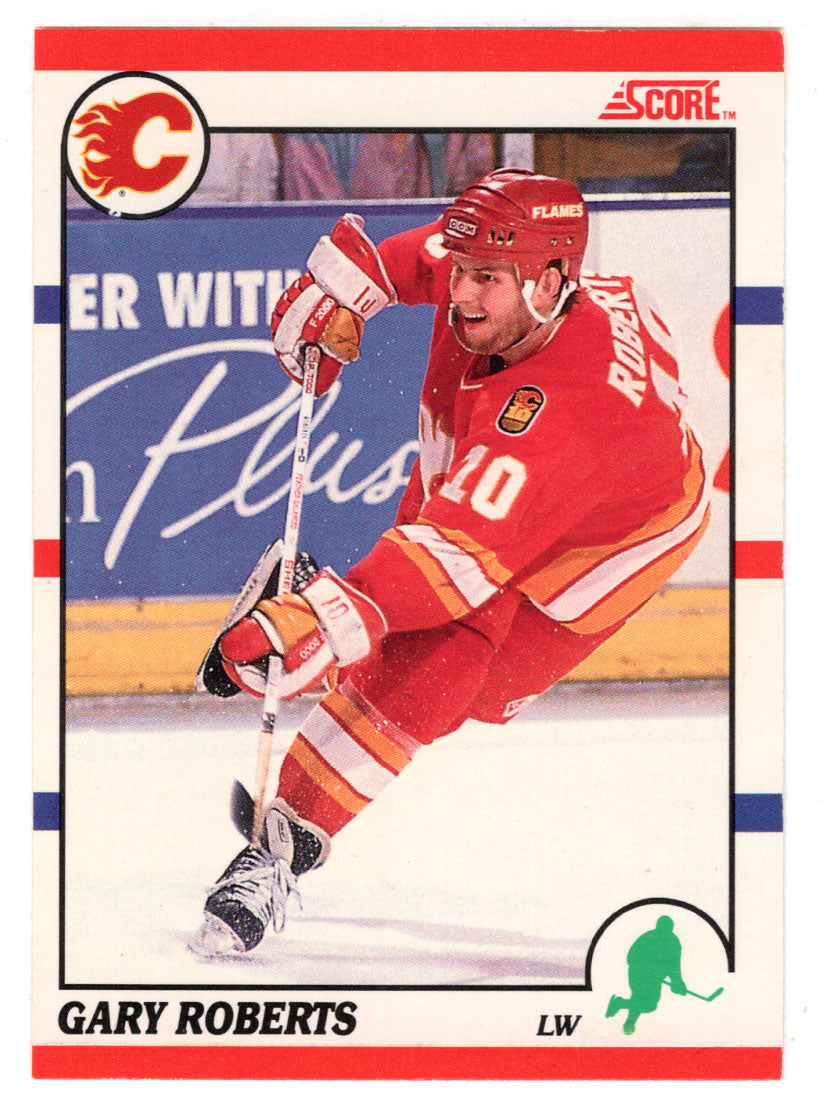 Gary Roberts - Calgary Flames (NHL Hockey Card) 1990-91 Score Canadian Bilingual # 106 Mint