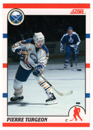 Pierre Turgeon - Buffalo Sabres (NHL Hockey Card) 1990-91 Score Canadian Bilingual # 110 Mint