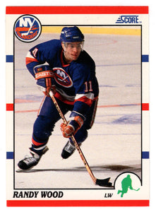 Randy Wood - New York Islanders (NHL Hockey Card) 1990-91 Score Canadian Bilingual # 119 Mint