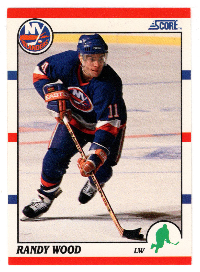 Randy Wood - New York Islanders (NHL Hockey Card) 1990-91 Score Canadian Bilingual # 119 Mint