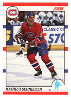 Mathieu Schneider RC - Montreal Canadiens (NHL Hockey Card) 1990-91 Score Canadian Bilingual # 127 Mint