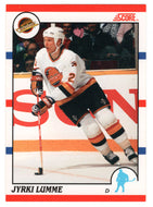 Jyrki Lumme RC - Vancouver Canucks (NHL Hockey Card) 1990-91 Score Canadian Bilingual # 132 Mint