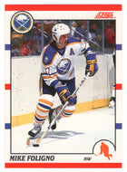 Mike Foligno - Buffalo Sabres (NHL Hockey Card) 1990-91 Score Canadian Bilingual # 133 Mint