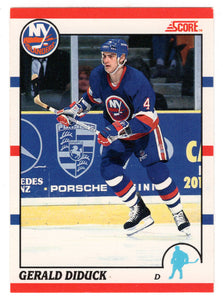 Gerald Diduck - New York Islanders (NHL Hockey Card) 1990-91 Score Canadian Bilingual # 139 Mint