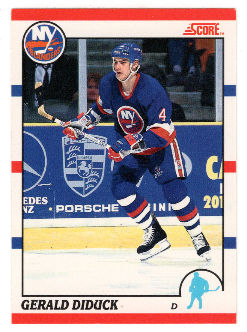 Gerald Diduck - New York Islanders (NHL Hockey Card) 1990-91 Score Canadian Bilingual # 139 Mint