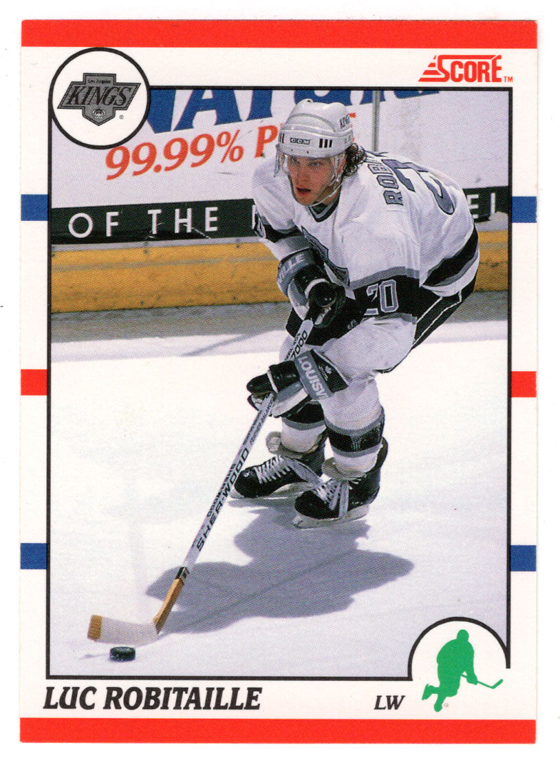 Score 1991 NHL Hockey Trading Card #3 Luc Robitaille #20 Left Wing LA Kings  on eBid United States | 128592093