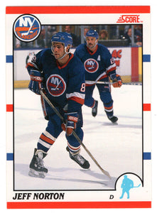 Jeff Norton - New York Islanders (NHL Hockey Card) 1990-91 Score Canadian Bilingual # 157 Mint