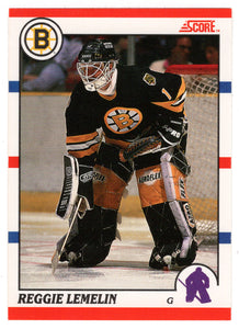 Rejean Lemelin - Boston Bruins (NHL Hockey Card) 1990-91 Score Canadian Bilingual # 159 Mint