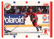Kirk Muller - New Jersey Devils (NHL Hockey Card) 1990-91 Score Canadian Bilingual # 160 Mint