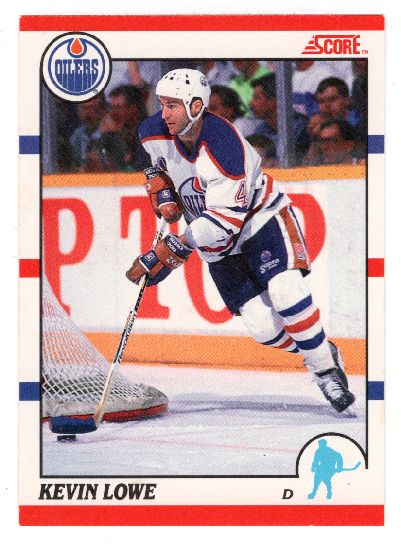 Kevin Lowe - Edmonton Oilers (NHL Hockey Card) 1990-91 Score Canadian Bilingual # 170 Mint