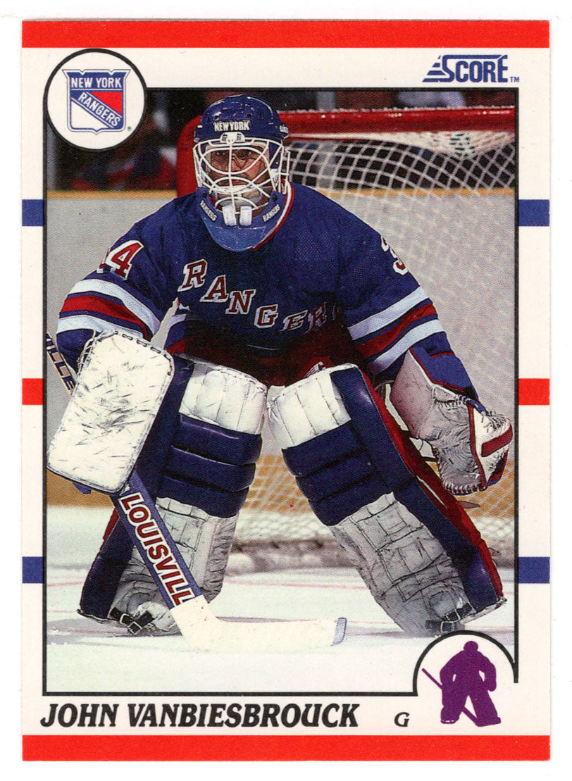 John Vanbiesbrouck - New York Rangers (NHL Hockey Card) 1990-91 Score # 175 Mint