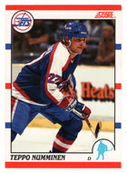 Teppo Numminen RC - Winnipeg Jets (NHL Hockey Card) 1990-91 Score Canadian Bilingual # 176 Mint
