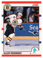 Allen Pederson - Boston Bruins (NHL Hockey Card) 1990-91 Score Canadian Bilingual # 181 Mint