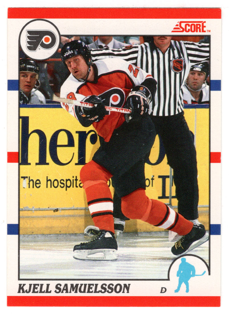 Kjell Samuelsson - Philadelphia Flyers (NHL Hockey Card) 1990-91 Score Canadian Bilingual # 197 Mint