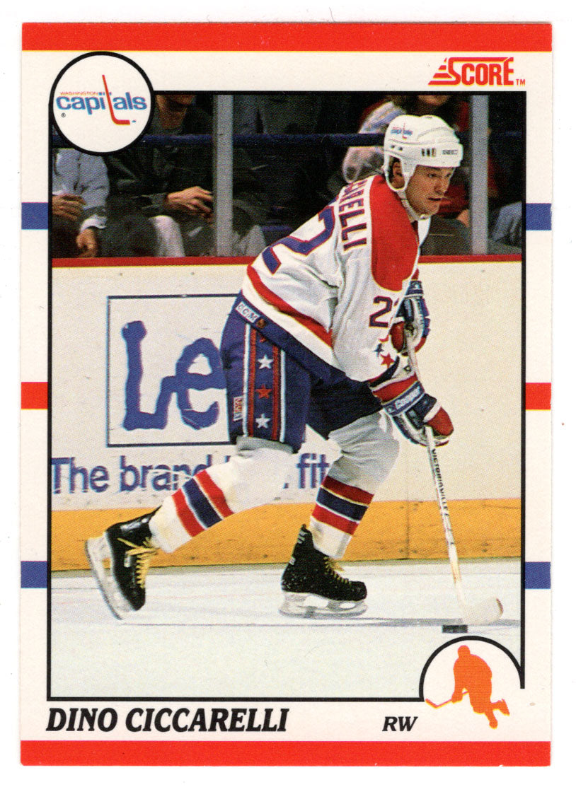 Dino Ciccarelli - Washington Capitals (NHL Hockey Card) 1990-91 Score Canadian Bilingual # 230 Mint