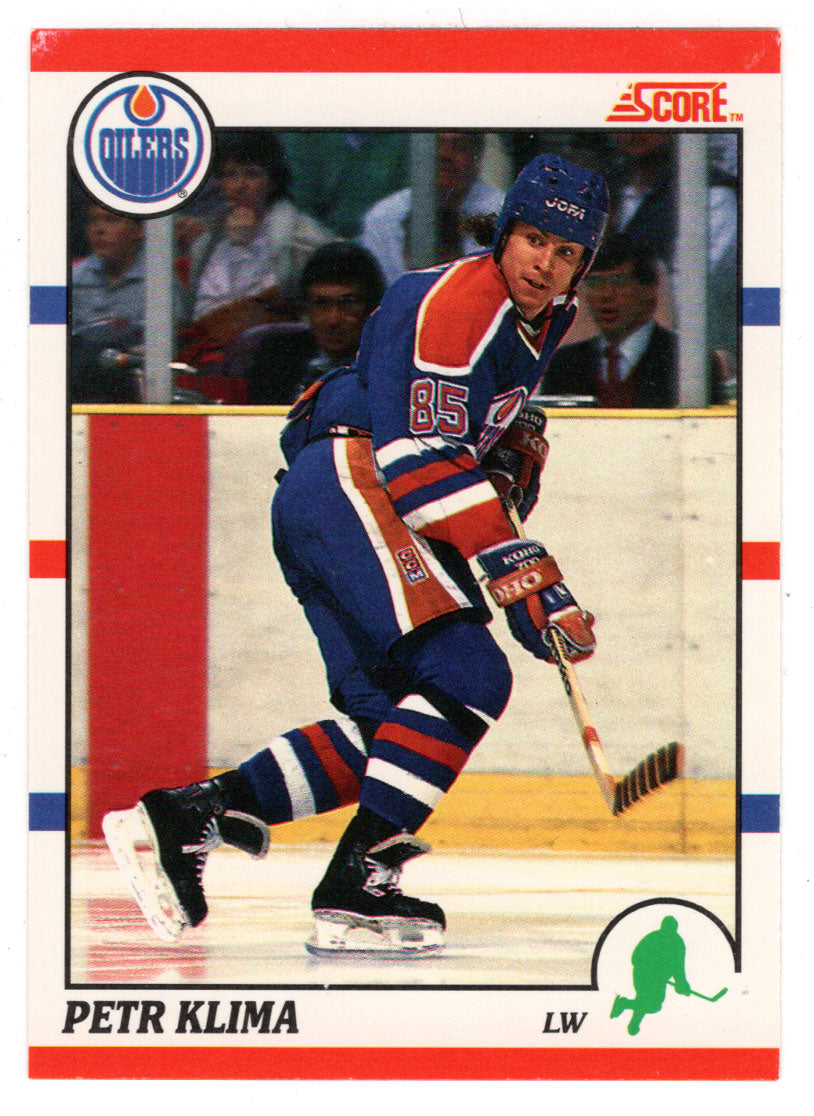 Petr Klima - Edmonton Oilers (NHL Hockey Card) 1990-91 Score Canadian Bilingual # 232 Mint