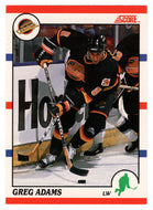 Greg Adams - Vancouver Canucks (NHL Hockey Card) 1990-91 Score Canadian Bilingual # 240 Mint