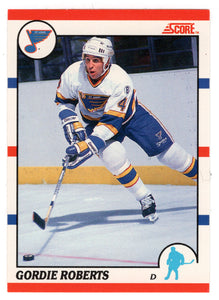 Gordie Roberts - St. Louis Blues (NHL Hockey Card) 1990-91 Score Canadian Bilingual # 245 Mint