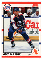 Greg Paslawski - Winnipeg Jets (NHL Hockey Card) 1990-91 Score # 249 Mint