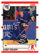 Carey Wilson - New York Rangers (NHL Hockey Card) 1990-91 Score # 254 Mint