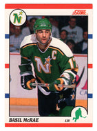 Basil McRae - Minnesota North Stars (NHL Hockey Card) 1990-91 Score Canadian Bilingual # 261 Mint