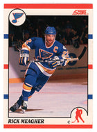 Rick Meagher - St. Louis Blues (NHL Hockey Card) 1990-91 Score Canadian Bilingual # 267 Mint