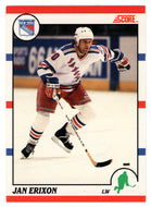 Jan Erixon - New York Rangers (NHL Hockey Card) 1990-91 Score Canadian Bilingual # 272 Mint