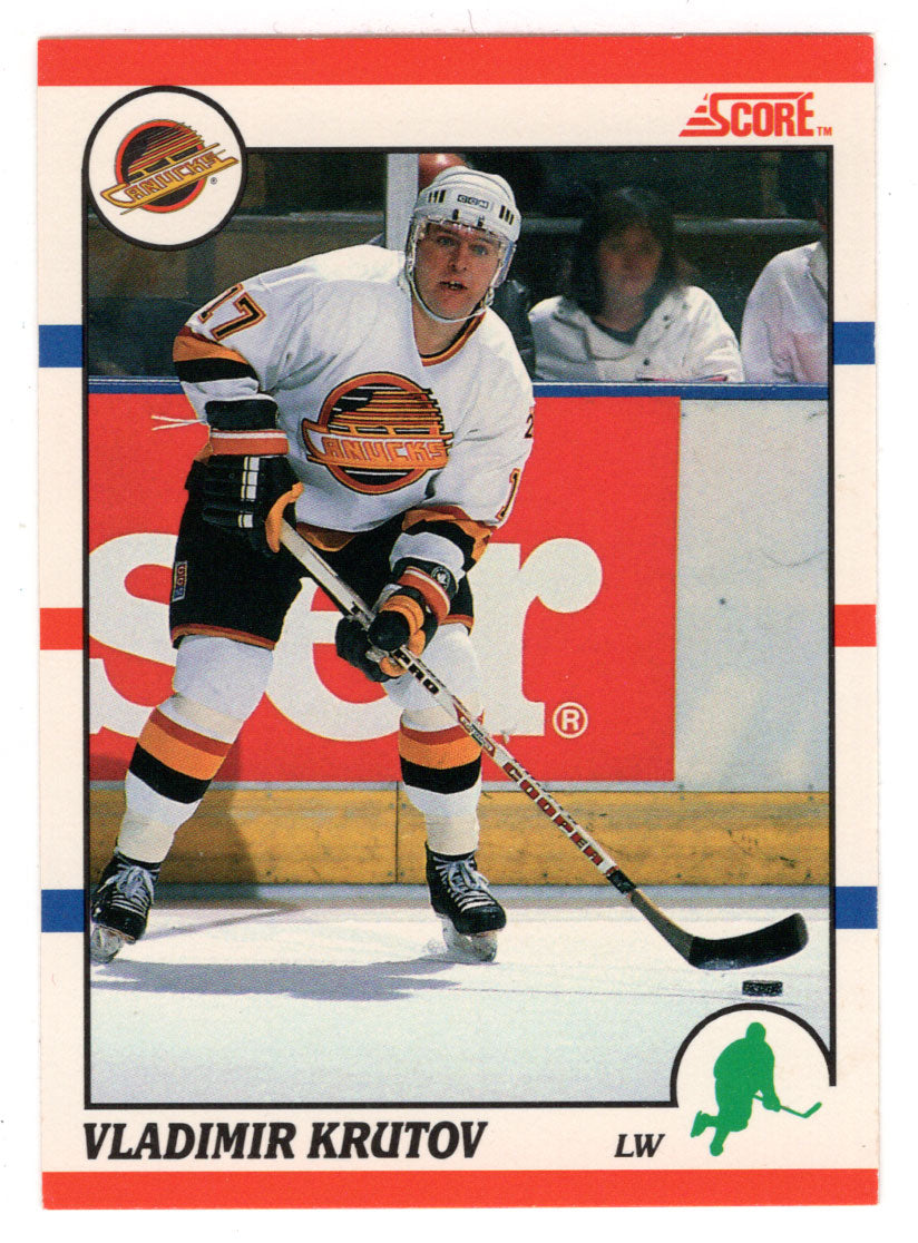 Vladimir Krutov RC - Vancouver Canucks (NHL Hockey Card) 1990-91 Score Canadian Bilingual # 273 Mint