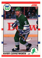Randy Cunneyworth - Hartford Whalers (NHL Hockey Card) 1990-91 Score Canadian Bilingual # 276 Mint