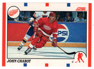 John Chabot - Detroit Red Wings (NHL Hockey Card) 1990-91 Score Canadian Bilingual # 277 Mint