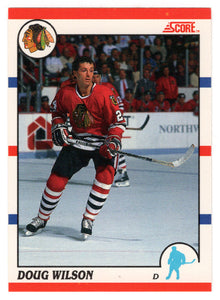 Doug Wilson - Chicago Blackhawks (NHL Hockey Card) 1990-91 Score # 280 Mint