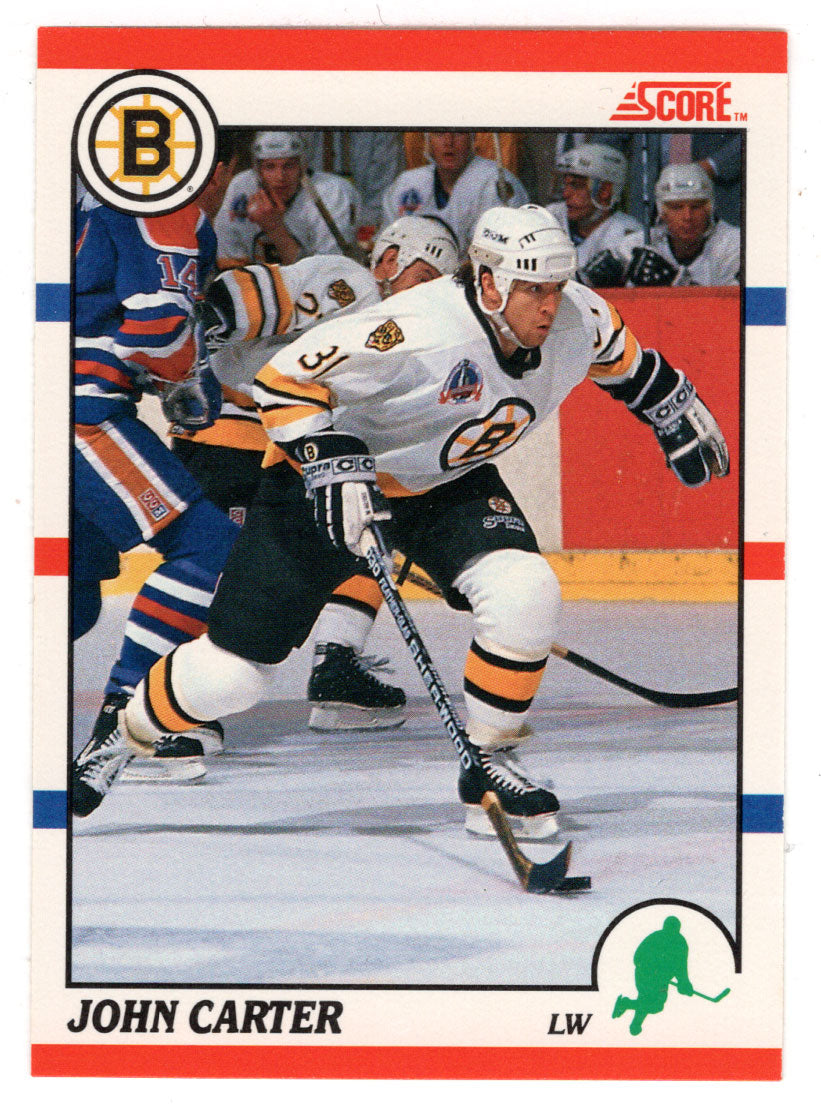 John Carter RC - Boston Bruins (NHL Hockey Card) 1990-91 Score Canadian Bilingual # 283 Mint