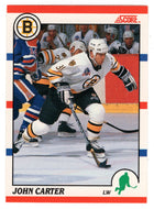 John Carter RC - Boston Bruins (NHL Hockey Card) 1990-91 Score Canadian Bilingual # 283 Mint