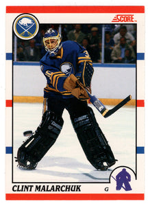 Clint Malarchuk - Buffalo Sabres (NHL Hockey Card) 1990-91 Score # 289 Mint