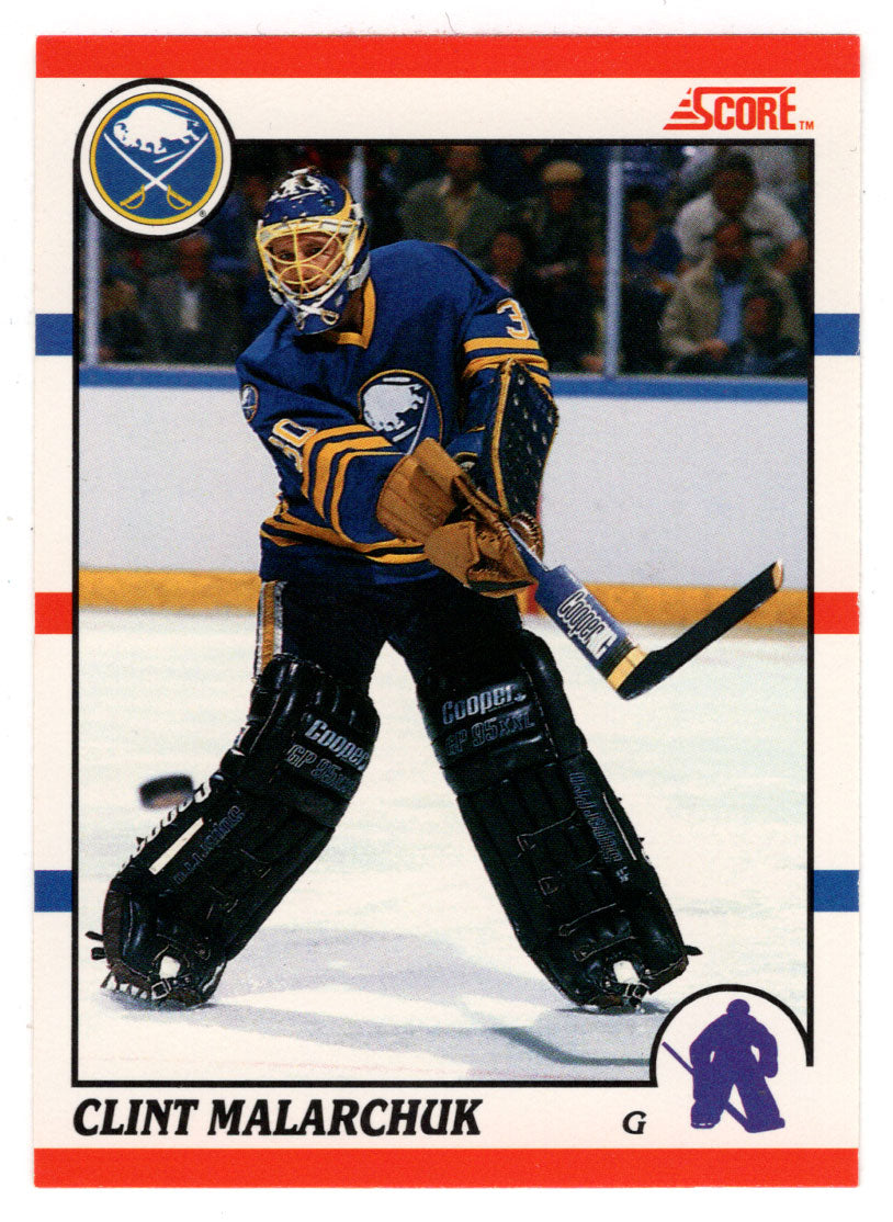 Clint Malarchuk - Buffalo Sabres (NHL Hockey Card) 1990-91 Score Canadian Bilingual # 289 Mint